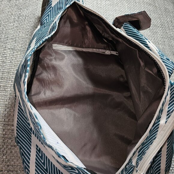 Kavu Rope Sling Shoulder Bag Zig Zag Cross Body Strap Pockets Zip Adjustable - Picture 5 of 8